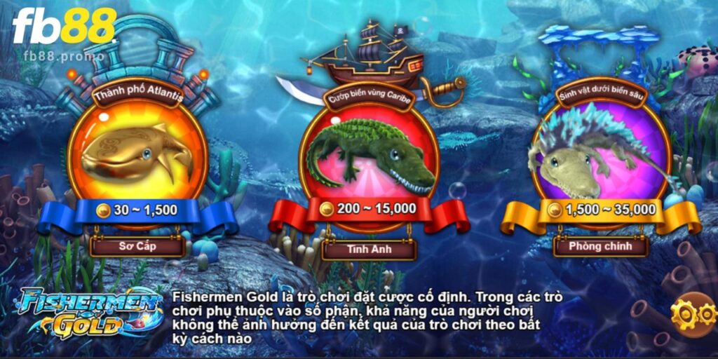Bắn Cá Tại FB88 - Game Đổi Thưởng Siêu Chất Bạn Nên Thử Sức 3 Khám phá các phòng cược Fb88 đa dạng