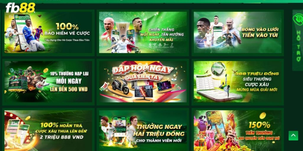 Nhận thưởng Fb88 hàng triệu đồng và các phần quà hấp dẫn