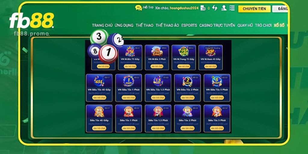 Trải nghiệm mở thưởng Fb88 linh hoạt